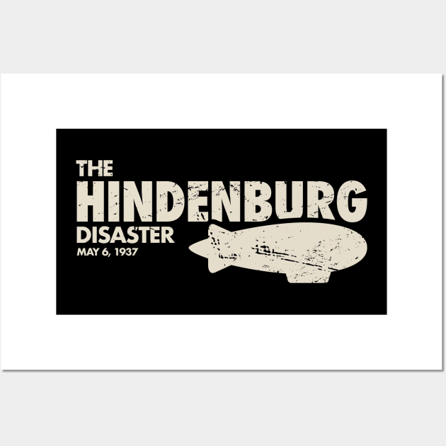 Airship Blimp Dirigible - The Hindenburg Disaster Wall Art by MeatMan